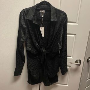 NWT Runaway the label ruby rose dress - black M